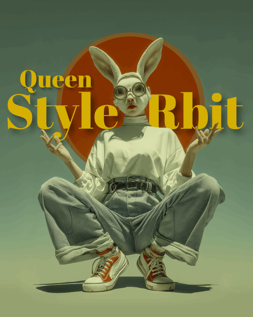 Queen Style Rabbit Midjourney Tiermenschen